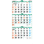 NA-133　B3カラー三ヶ月文字月表